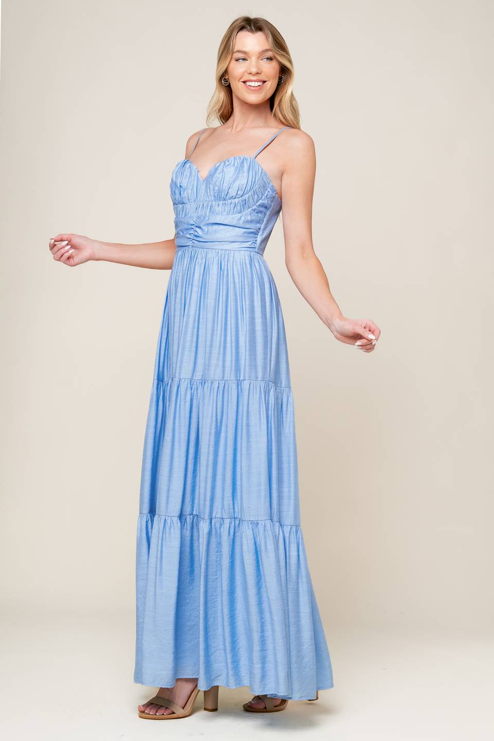 MOMENT MAKER WOVEN MAXI DRESS Flying Tomato
